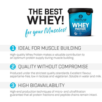 Bodylab24 Whey Protein Powder Milk Chocolate 1kg, Protein-Shake for Your Workout Bodylab24Buy Supplements Australia