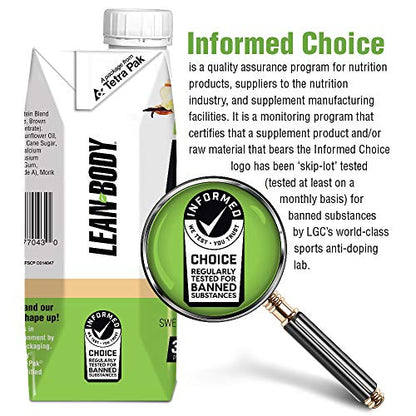 Lean Body Ready-to-Drink, Plant-Based Vegan Vanilla Caramel Protein Shake, 30g Protein LabradaBuy Supplements Australia