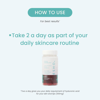 ESHO. Skin Edibles - Hyaluronic Acid-Infused Skin & Lip Care Gummies ESHOBuy Supplements Australia