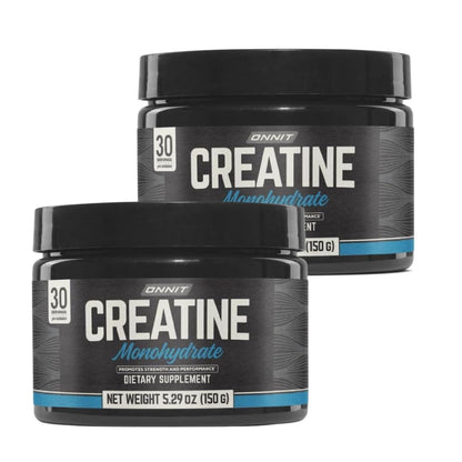 ONNIT Creatine Monohydrate Powder, IGEN™ Non-GMO Tested – 5g Premium Creatine for Muscle Strength, Power & Lean Mass, Supports Brain Health & Cellular Energy, Unflavored, 30 Servings, 5.29 oz 2-Pack ONNITBuy Supplements Australia