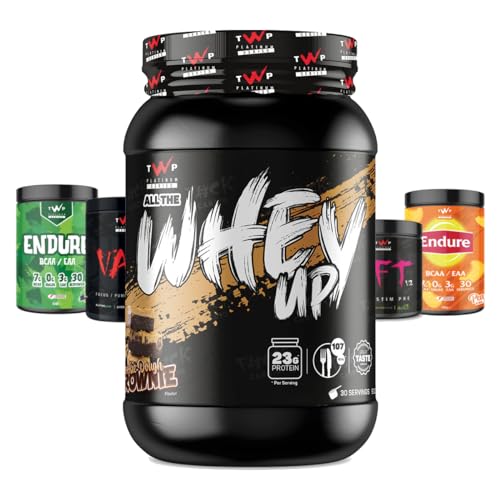 TWP Nutrition Platinum Series All The Whey Up Protein Powder Shake, 23g Whey Protein, Low Fat TWPBuy Supplements Australia