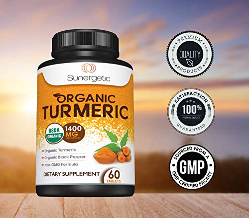 USDA Certified Organic Turmeric Supplement – Includes Organic Turmeric & Organic Black SunergeticBuy Supplements Australia