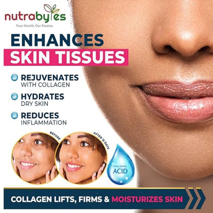 High Strength Marine Collagen with Hyaluronic Acid, Retinol and Vitamin C NUTRABYTESBuy Supplements Australia