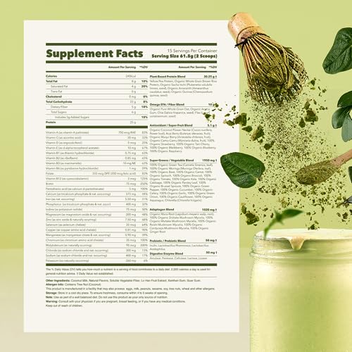 Ka’Chava All-In-One Nutrition Shake Blend, Matcha, 85+ Superfoods, Nutrients & Plant Ka'ChavaBuy Supplements Australia