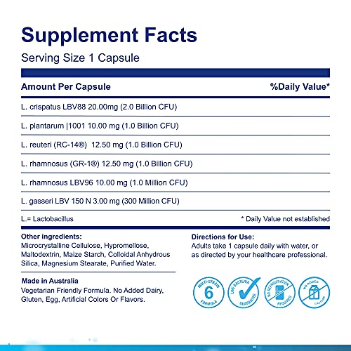 Life-Space Probiotic for Women, Support Healthy Vaginal Microflora & Comfort, BV & VVC Infection Life-SpaceBuy Supplements Australia