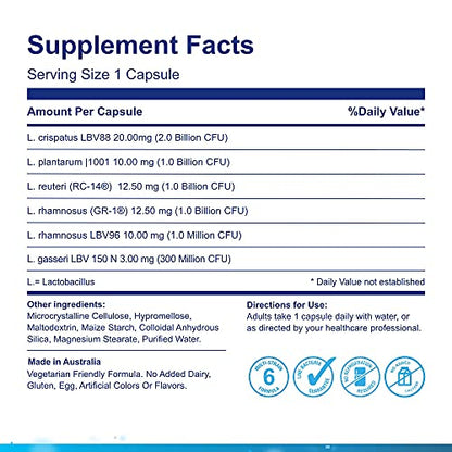 Life-Space Probiotic for Women, Support Healthy Vaginal Microflora & Comfort, BV & VVC Infection Life-SpaceBuy Supplements Australia