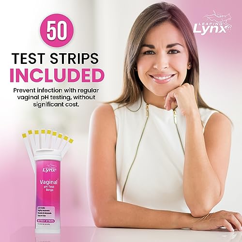 5-Minute Vaginal pH Test Kit for Women - 50 Premium-Quality Vaginal Heath pH Test Strips Included Leaping LynxBuy Supplements Australia