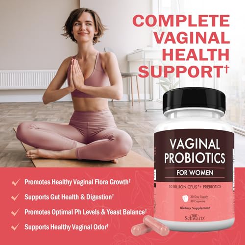 16in1 Vaginal Probiotics for Women (10 Powerful Strains + Organic Prebiotics) BioSchwartzBuy Supplements Australia