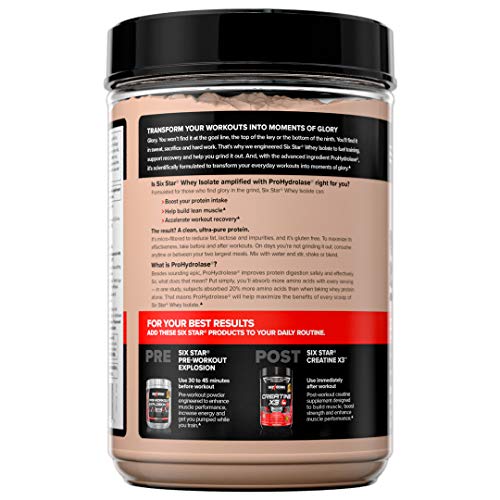 Whey Protein Isolate Six Star 100% Whey Isolate Protein Powder Whey Protein Powder Six StarBuy Supplements Australia