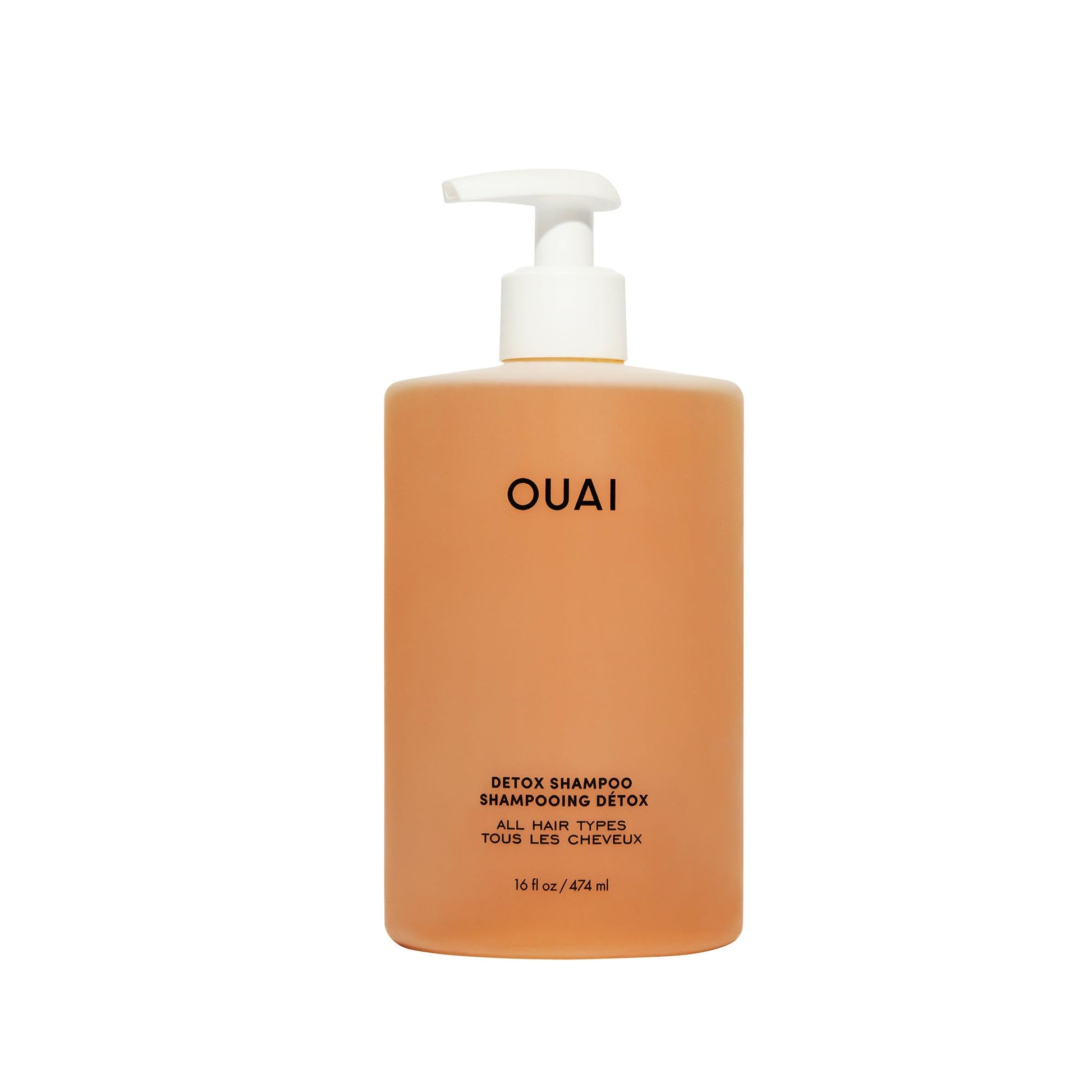 OUAI Detox Shampoo - Clarifying Shampoo for Build Up, Dirt, Oil, Product and Hard Water - Apple Cider Vinegar & Keratin for Clean, Refreshed Hair - Sulfate-Free Hair Care (16 oz) OUAIBuy Supplements Australia