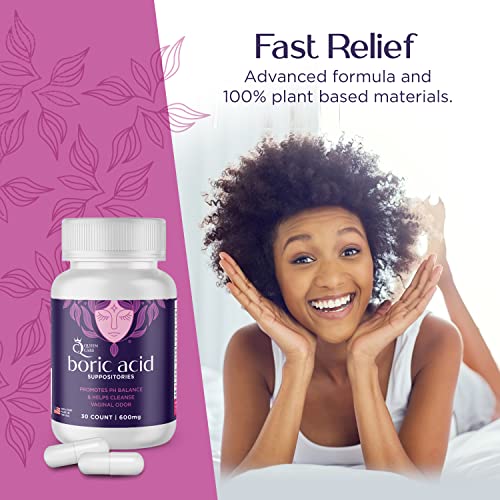 Queen Care - Boric Acid Suppositories, Boric Acid Suppositories for Feminine Care, Safe & All-Natural pH Queen CareBuy Supplements Australia