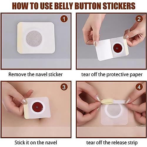 Rosarden 100Pcs Belly Patch, Toning Contouring Firming Patches, Navel Sticker, Sweatproof Patches RosardenBuy Supplements Australia