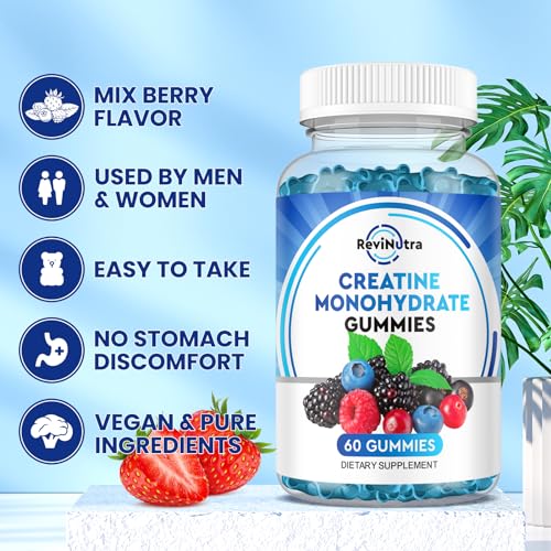Creatine Monohydrate Gummies for Men & Women, Chewables Creatine Monohydrate My StoreBuy Supplements Australia