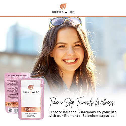 Selenium Supplements - Selenium Capsules for Hair, Skin, Nails & Cognitive Function BIRCH & WILDEBuy Supplements Australia