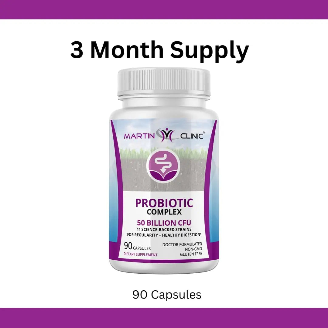 martin clinic Probiotic for Gut Health & Immune Support — Daily Digestive Balance, Bloating Relief & Better Nutrient Absorption — 60 Capsules martin clinicBuy Supplements Australia