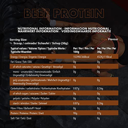 NXT Nutrition Beef Protein Isolate Powder - Protein Powder High in Natural Amino Acids NXT NutritionBuy Supplements Australia