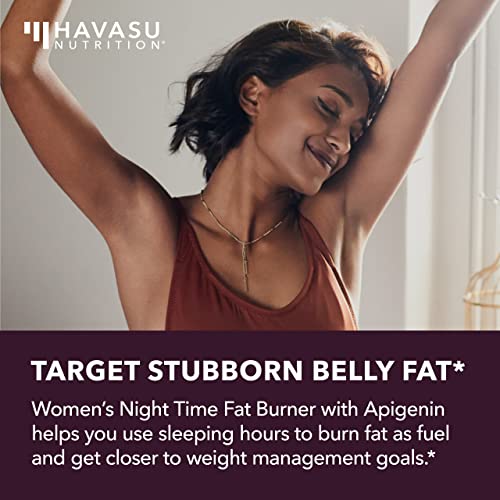 Night Time Fat Burner for Women | Weight Loss and Sleep Support Blend With Apigenin HAVASU NUTRITIONBuy Supplements Australia