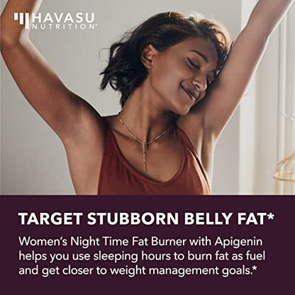 Night Time Fat Burner for Women | Weight Loss and Sleep Support Blend With Apigenin HAVASU NUTRITIONBuy Supplements Australia