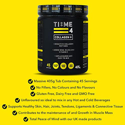 Time 4 Collagen + 45 Servings – Pure Hydrolysed Collagen Powder for Women & Men Time 4 NutritionBuy Supplements Australia