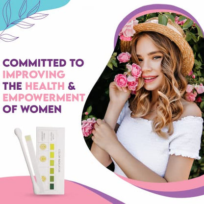 Ecoblossom Vaginal pH Test Strips for Women - Check pH Balance - Monitor Bacterial Vaginosis EcoBlossomBuy Supplements Australia