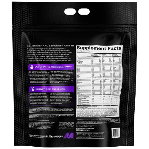 MuscleTech Mass Gainer Protein Powder, Mass-Tech Extreme 2000, Muscle Builder MuscleTechBuy Supplements Australia