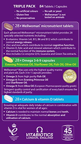 Vitabiotics Wellwoman Max, 84 Capsules VitabioticsBuy Supplements Australia