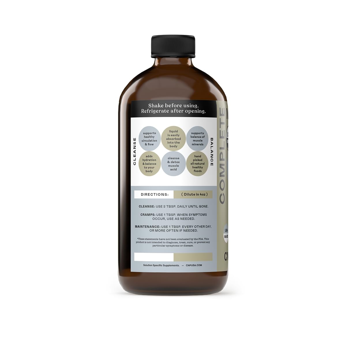 Complete Natural Products Cramp Complete - 16oz Glass Bottle Complete Natural ProductsBuy Supplements Australia