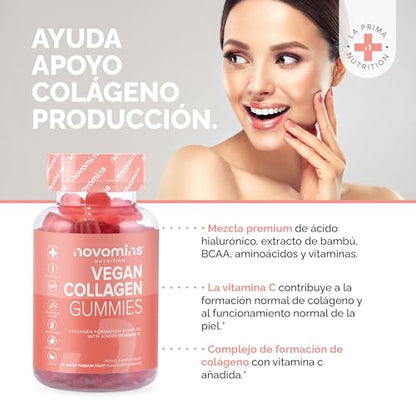 Vegan Collagen Gummies – Advanced Superfood Blend – Vegan Collagen Alternative for Women and Men – Infused with Vitamin C novominsBuy Supplements Australia