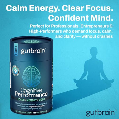 Brain Supplement for Memory and Focus with Probiotics, Advanced 2 in 1 Nootropic Brain Support for Mental Clarity, Caffeine Free Doctor Formulated Supplement, 60 Capsules Purity LabsBuy Supplements Australia
