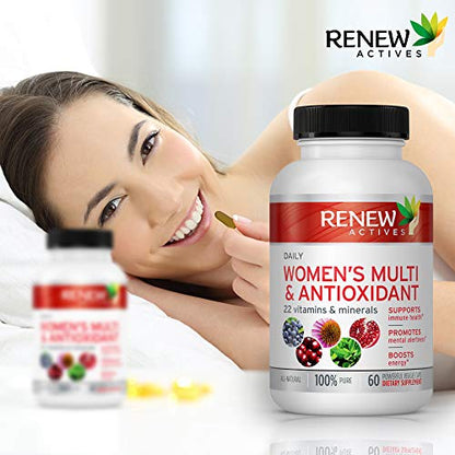 Renew Actives Women's Multi-Vitamin & Antioxidant: Daily Health Supplement for Woman Renew ActivesBuy Supplements Australia