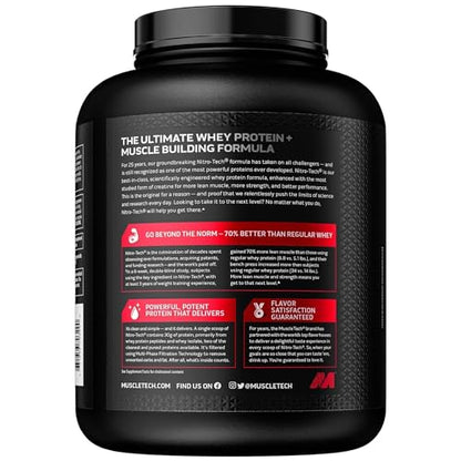 Whey Protein Powder, MuscleTech Nitro-Tech Whey Protein Isolate & Peptides, Protein MuscleTechBuy Supplements Australia