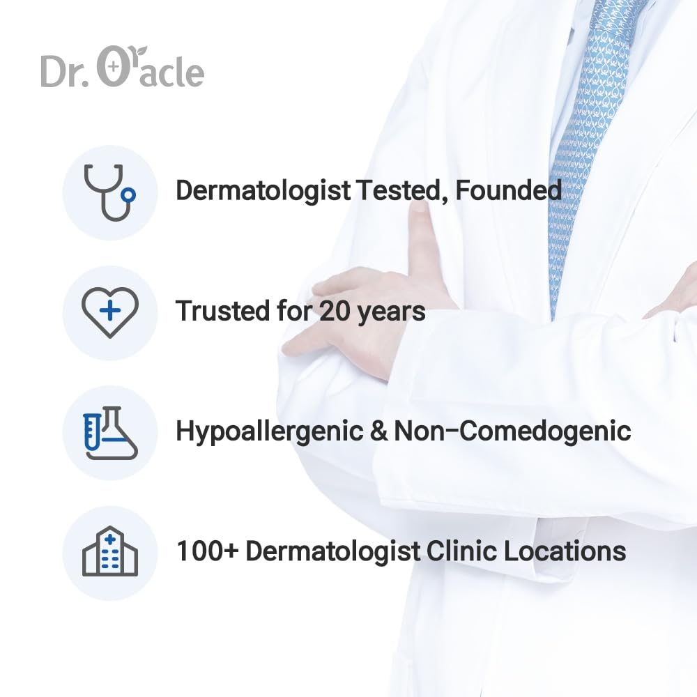 DR.ORACLE Niacinamide Recipe White Mask, Moisturizing, Special K-Beauty Face Care, 250ml (8.4 fl. oz.), 1 box - 10 sheets DR.ORACLE buy supplements Au