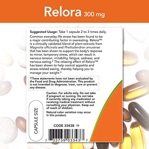 NOW Supplements, Relora 300 mg (a Blend of Plant Extracts from Magnolia officinalis NOWBuy Supplements Australia