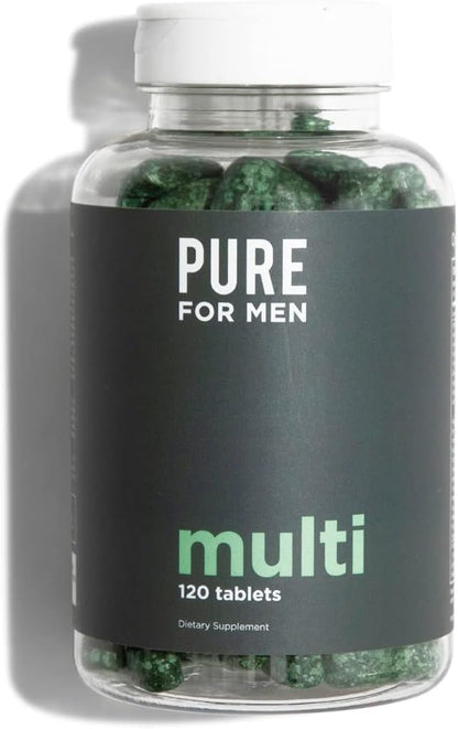 Pure for Men Original Stay Ready Fiber Supplement (120 Capsules) + Vegan Multivitamin (120 Capsules) Pure for MenBuy Supplements Australia