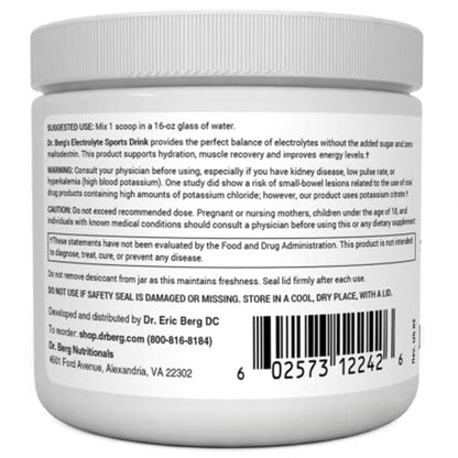 Dr. Berg's Electrolyte Sports Drink - Sugar Free Electrolyte Powder - No Maltodextrin Dr. Berg NutritionalsBuy Supplements Australia