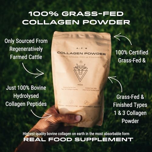 APE Nutrition Collagen Powder Peptides - Type 1 & 3 Bovine Collagen Protein, 100% Grass-Fed & Finished, Ancestral Supplement UK A | P | EBuy Supplements Australia