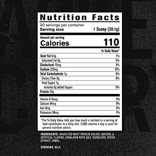 Jacked Factory Authentic ISO Grass Fed Whey Protein Isolate Powder - Low Carb Jacked FactoryBuy Supplements Australia