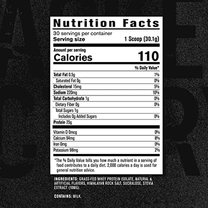 Jacked Factory Authentic ISO Grass Fed Whey Protein Isolate Powder - Low Carb Jacked FactoryBuy Supplements Australia