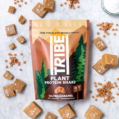 TRIBE Vegan Protein Powder - Salted Caramel - Pea and Rice Protein Blend - Vegan TRIBEBuy Supplements Australia