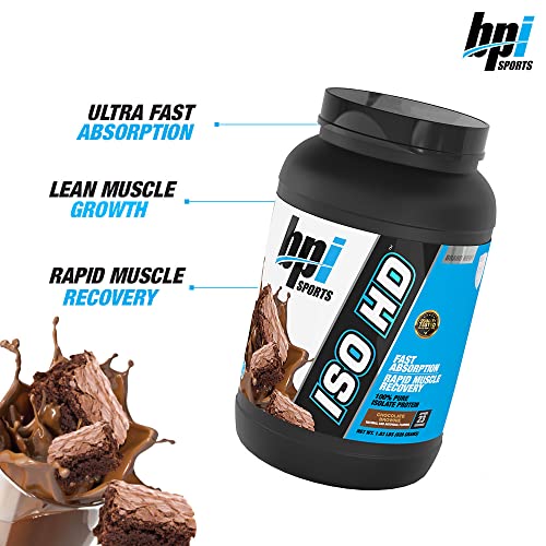 BPI Sports Iso Hd – 100% Whey Protein isolates – Muscle Growth, Recovery, Weight Loss, BPI SportsBuy Supplements Australia