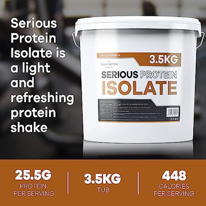 The Bulk Protein Company, Serious Protein Isolate – 3.5kg – Whey Protein Iso The Bulk Protein CompanyBuy Supplements Australia