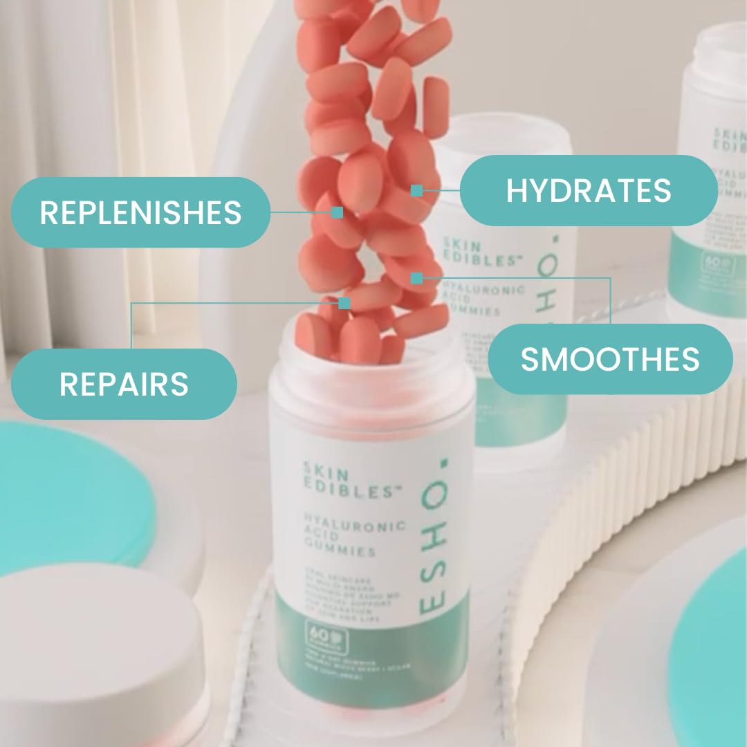 ESHO. Skin Edibles - Hyaluronic Acid-Infused Skin & Lip Care Gummies ESHOBuy Supplements Australia