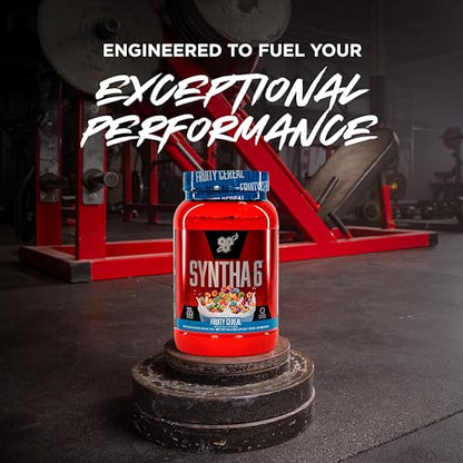 BSN SYNTHA-6 Whey Protein Powder with Micellar Casein, Milk Isolate, Fruity Cereal BSNBuy Supplements Australia