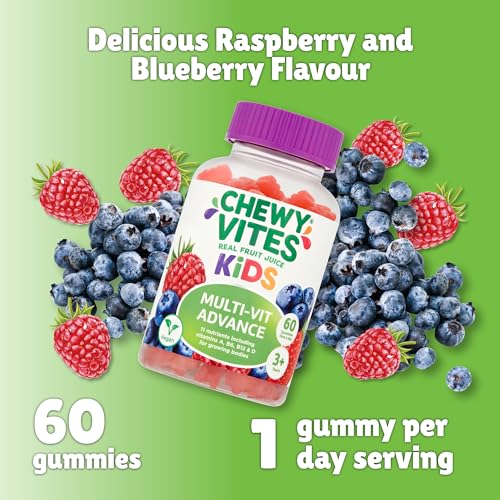 Chewy Vites Kids Multivitamin Advance 60 Gummy Vitamins | 11 Essential Nutrients CHEWY VITESBuy Supplements Australia