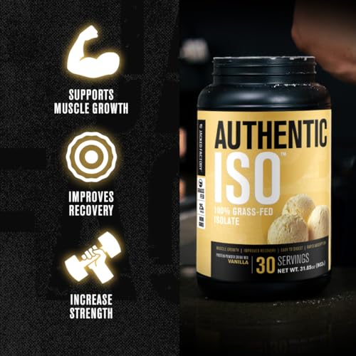 Jacked Factory Authentic ISO Grass Fed Whey Protein Isolate Powder - Low Carb Jacked FactoryBuy Supplements Australia
