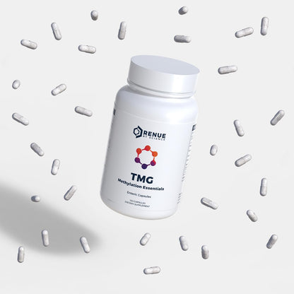 Renue By Science TMG | High Strength TMG Supplements | 120 Trimethylglycine Capsules - 900mg TMG per Serving with Vitamin B12 Vitamin B6 Folate & Zinc | Made in The USA & Third-Party Tested Renue By ScienceBuy Supplements Australia