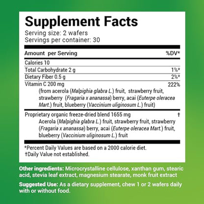 Dr. Berg's Vitamin C Complex Whole Food (60 Chewable) 100% Natural Vitamin C from Dr. Berg NutritionalsBuy Supplements Australia
