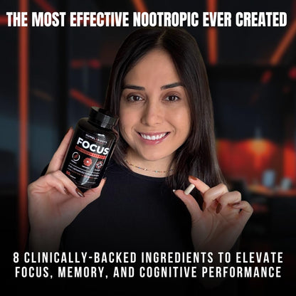 FOCUS + THINK Nootropic Brain Supplement Bundle - Energy, Memory & Focus Support - Caffeine + Caffeine-Free Cognitive Stack with Lion's Mane, Bacopa, Citicoline & L-Theanine - 2 Bottles (90 + 90 Capsu HUMBLEROOTS PERFORMANCE buy supplements Au