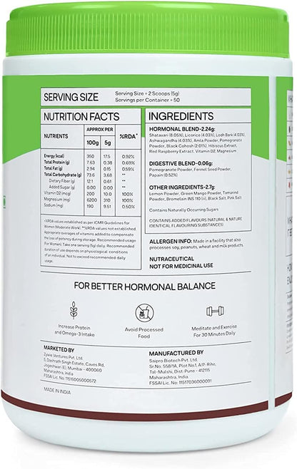 NACHT Plant Based HerBalance Menopause Relief Drink (with Black Cohosh, Lodh Bark & Licorice) NACHTBuy Supplements Australia