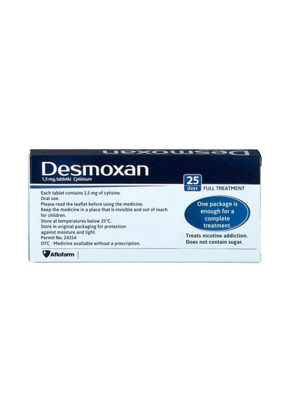 Desmoxan packaging on a white background